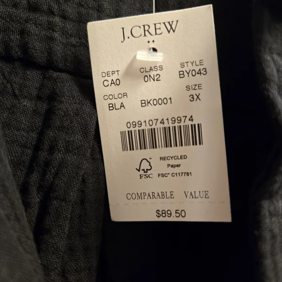 NWT J.Crew Double-gauze Button Up Shirt - Picture 4 of 7